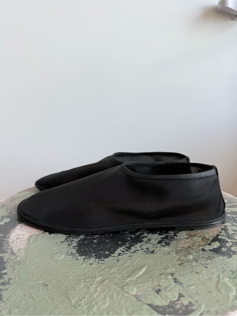 The Row - Mesh Sock Black Flats - Picture 3 of 6